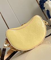 Okify LV Croissant PM Monogram Vernis Leather Chic and Yellow M24020 - 3