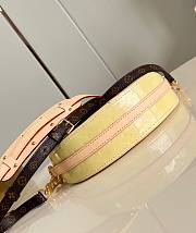 Okify LV Croissant PM Monogram Vernis Leather Chic and Yellow M24020 - 2