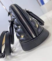 Okify LV Alma BB Malletage Leather Alma BB Black  - 5