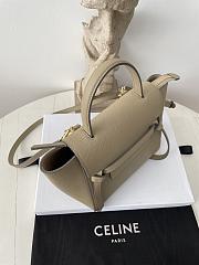 Okify Celine Nano Belt Bag In Grained Calfskin Light Taupe - 6