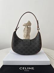 Okify Celine Ava Triomphe Canvas And Calfskin Brown - 6