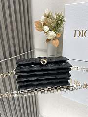 Okify Miss Dior Mini Bag Black Cannage Lambskin - 6