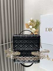 Okify Miss Dior Mini Bag Black Cannage Lambskin - 5