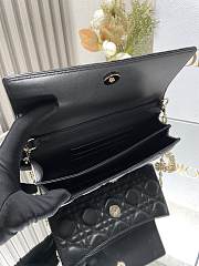 Okify Miss Dior Mini Bag Black Cannage Lambskin - 2