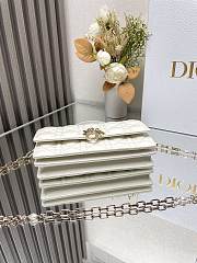 Okify Miss Dior Mini Bag White Cannage Lambskin - 4