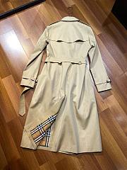 Okify Burberry Kensington Heritage Belted Long Trench Coat In Beige - 6