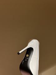 Okify Versace Gianni Ribbon High Pumps White - 2