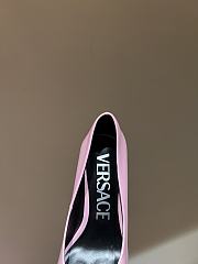 Okify Versace Gianni Ribbon High Pumps Pink - 3