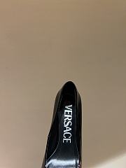 Okify Versace Gianni Ribbon High Pumps Black - 6