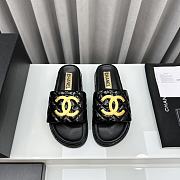Okify Okify Chanel Slides Black 14802 - 1