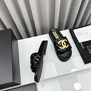 Okify Okify Chanel Slides Black 14802 - 2
