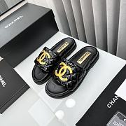 Okify Okify Chanel Slides Black 14802 - 3