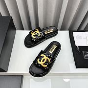Okify Okify Chanel Slides Black 14802 - 5