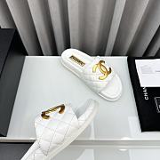 Okify Okify Chanel Slides White 14803 - 3