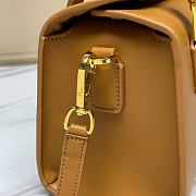 Okify Dior Small Boston Bag Brown Box Calfskin - 2