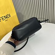 Okify Fendi FF Cube Black Nappa Leather Mini Bag - 3
