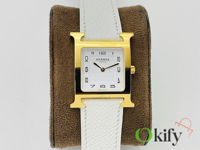 Okify Heure H Watch Small Model 25mm Small White - 1