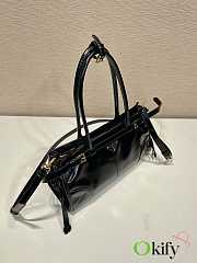 Okify Prada Medium Leather Handbag Black Leather - 2