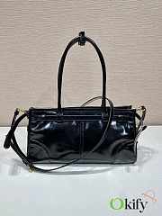 Okify Prada Medium Leather Handbag Black Leather - 5