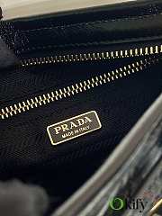 Okify Prada Small Leather Handbag Black 1BA427 - 2