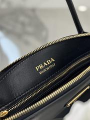 Okify Prada Small Leather Handbag Black 1BA427 - 3