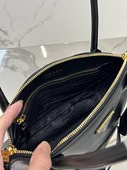 Okify Prada Small Leather Handbag Black 1BA427 - 5