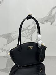 Okify Prada Small Leather Handbag Black 1BA427 - 6