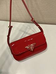 Okify Prada Patent Leather Shoulder Bag Red - 5