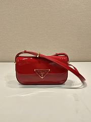 Okify Prada Patent Leather Shoulder Bag Red - 2
