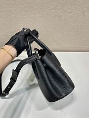 Okify Prada Double Leather Mini Bag Black 1BG443 - 2