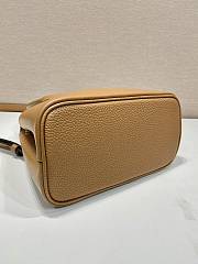 Okify Prada Double Leather Mini Bag Brown 1BG443 - 5