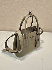Okify Prada Double Leather Mini Bag Taupe 1BG443 - 6
