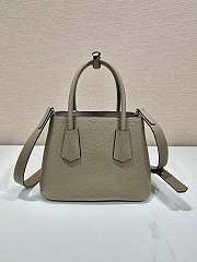Okify Prada Double Leather Mini Bag Taupe 1BG443 - 5