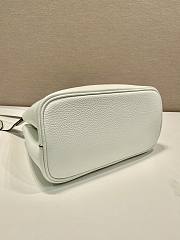 Okify Prada Double Leather Mini Bag White 1BG443 - 6