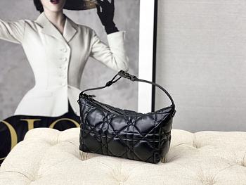 Okify Dior Medium DiorTravel Nomad Pouch Black Leather 