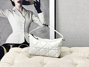 Okify Dior Medium DiorTravel Nomad Pouch White Leather  - 1