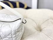 Okify Dior Medium DiorTravel Nomad Pouch White Leather  - 5