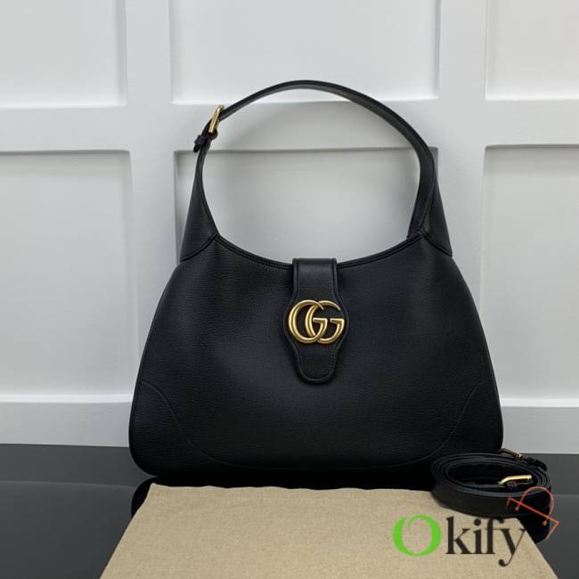 Okify Gucci Aphrodite Medium Shoulder Bag Black - 1