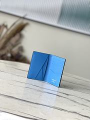 Okify LV Pocket Organizer Wallet Blue M83095 - 6
