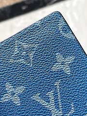 Okify LV Pocket Organizer Wallet Blue M83095 - 5