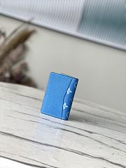 Okify LV Pocket Organizer Wallet Blue M83095 - 2