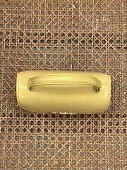 Okify Celine Mini Besace Clea In Shiny Calfskin Yellow - 4