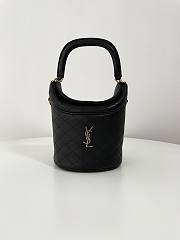 Okify YSL Gaby Bucket Bag In Lambskin Black - 1