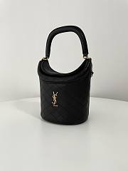 Okify YSL Gaby Bucket Bag In Lambskin Black - 6