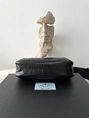 Okify Prada Re-Edition 2005 Leather Bag Black 1BH204 - 3
