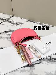 Okify Fendigraphy Mini Pink Leather Bag - 6