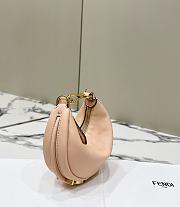 Okify Fendigraphy Mini Light Pink Leather Bag - 2