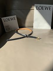 Okify Lowe Belt In Smooth Calfskin 15mm Gold Black - 3