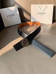 Okify Lowe 4cm Reversible Leather Belt Black/ Brown - 4
