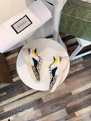 Okify Gucci GG Rhyton Kid's Sneaker Yellow/ Blue - 4